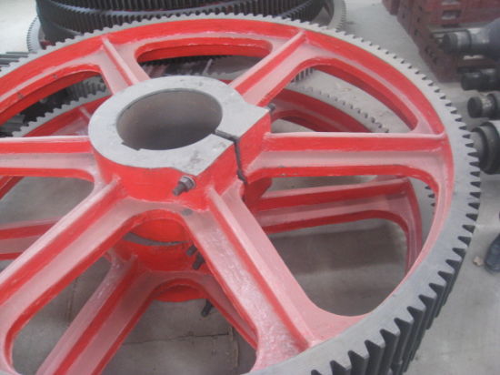 Sugarcane crusher spur bull gear