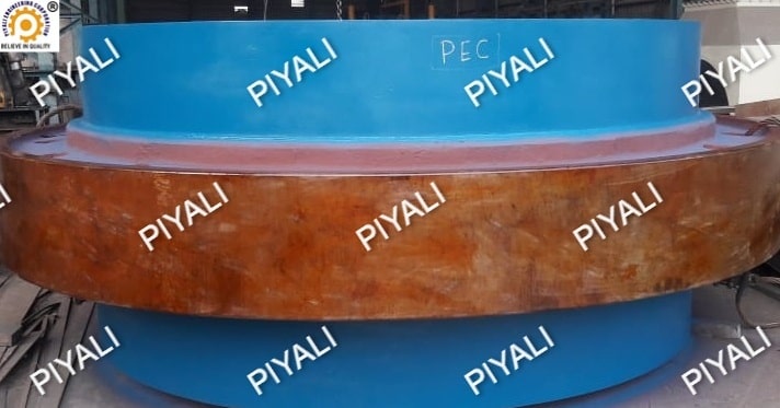 100 TPD KILN TYRE WITH SHELL FOR  DRI SPONGE IRON STEEL PLANT - PIYALI GROUP INDIA 