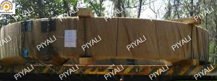 100 TPD KILN TYRE WOODEN BOX DISPATCHING FOR  DRI SPONGE IRON STEEL PLANT - PIYALI GROUP INDIA 