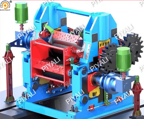 Sugarcane crusher mill stand housing and rollers - PIYALI, INDIA