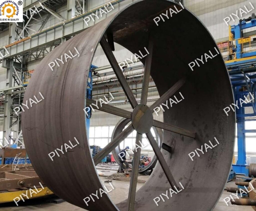 100 TPD KILN SHELL FOR  DRI SPONGE IRON STEEL PLANT - PIYALI GROUP INDIA 