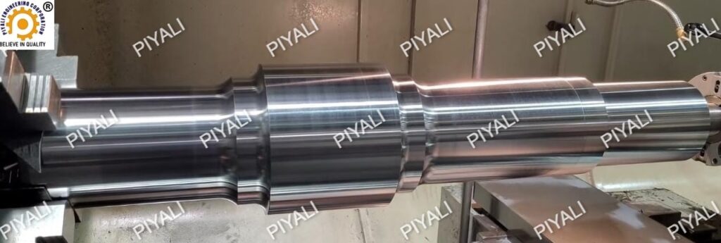 200 TPD KILN SUPPORT ROLLER SHAFT MACHINING PROCESS FOR DRI SPONGE IRON STEEL PLANT - PIYALI GROUP INDIA