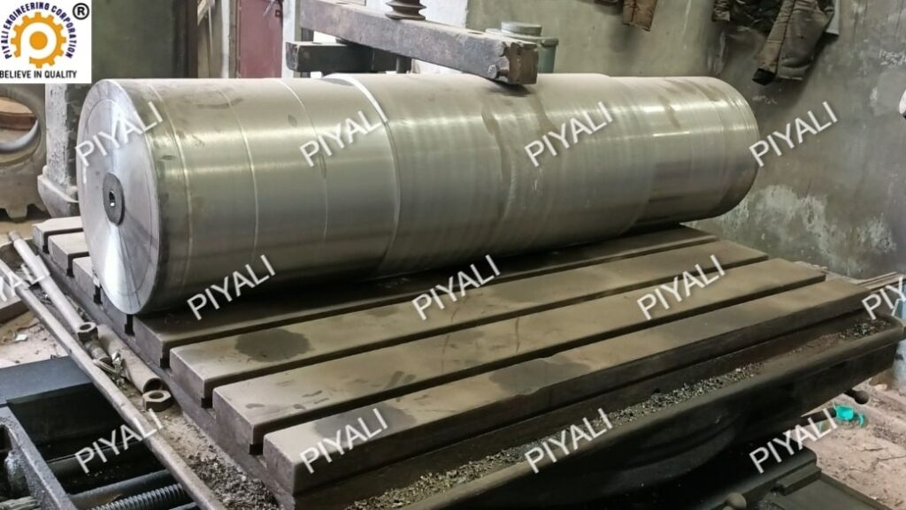 200 TPD KILN SUPPORT ROLLER SHAFT FOR DRI SPONGE IRON STEEL PLANT - PIYALI GROUP INDIA