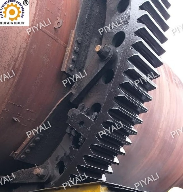 350 TPD ROTARY KILN GIRTH GEAR FOR SPONGE IRON PLANT - PIYALI, INDIA