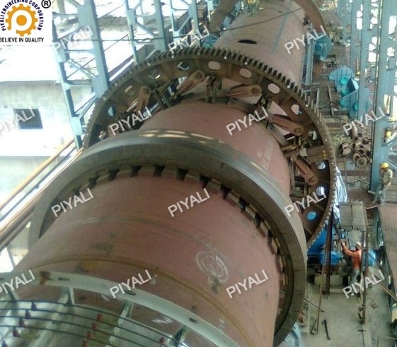 350 TPD ROTARY KILN SPARES - PIYALI GROUP, INDIA